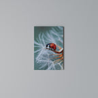LADYBUG BALANCE Vertical Canvas Print