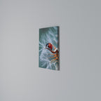 LADYBUG BALANCE Vertical Canvas Print