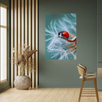 LADYBUG BALANCE Selbstklebendes Poster - Hochformat