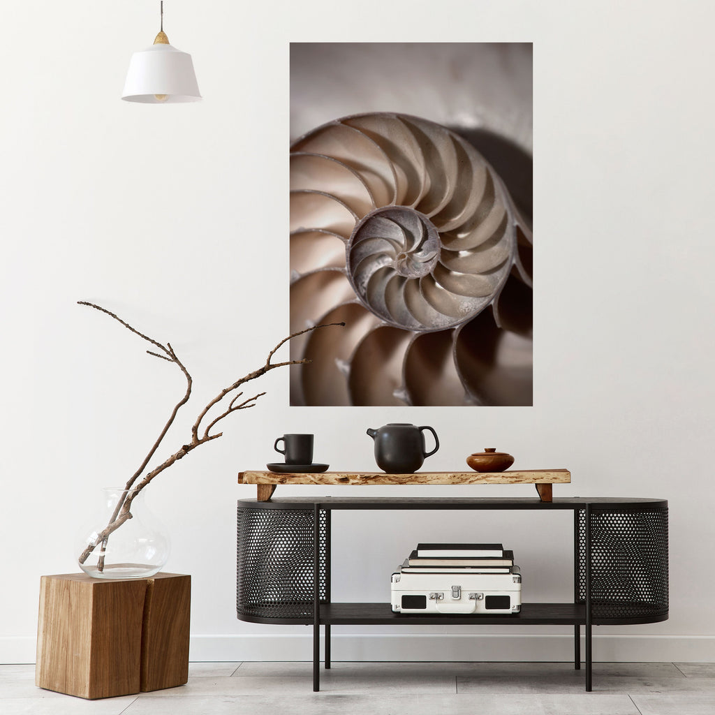 WHISPERS OF SHELLS Vertikales Poster zum Abziehen und Aufkleben