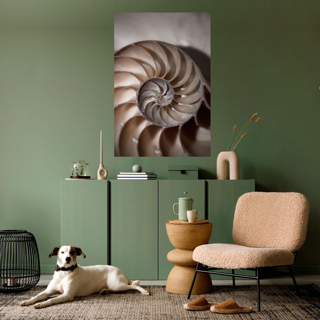 WHISPERS OF SHELLS Vertikales Poster zum Abziehen und Aufkleben
