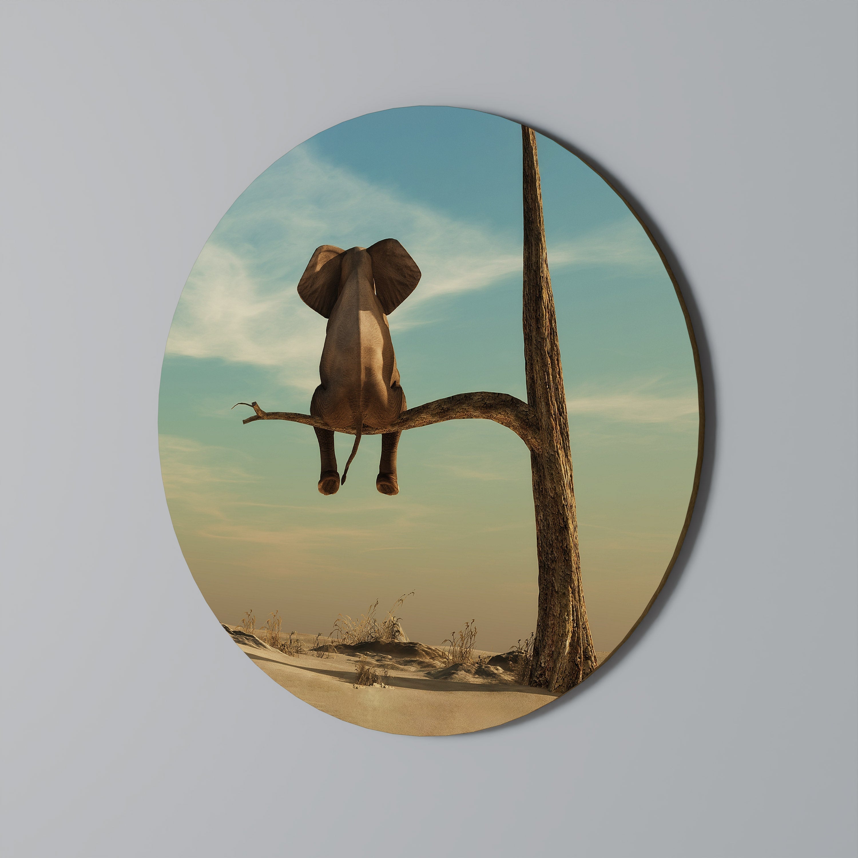 DARE TO DREAM Runde Wandkunst