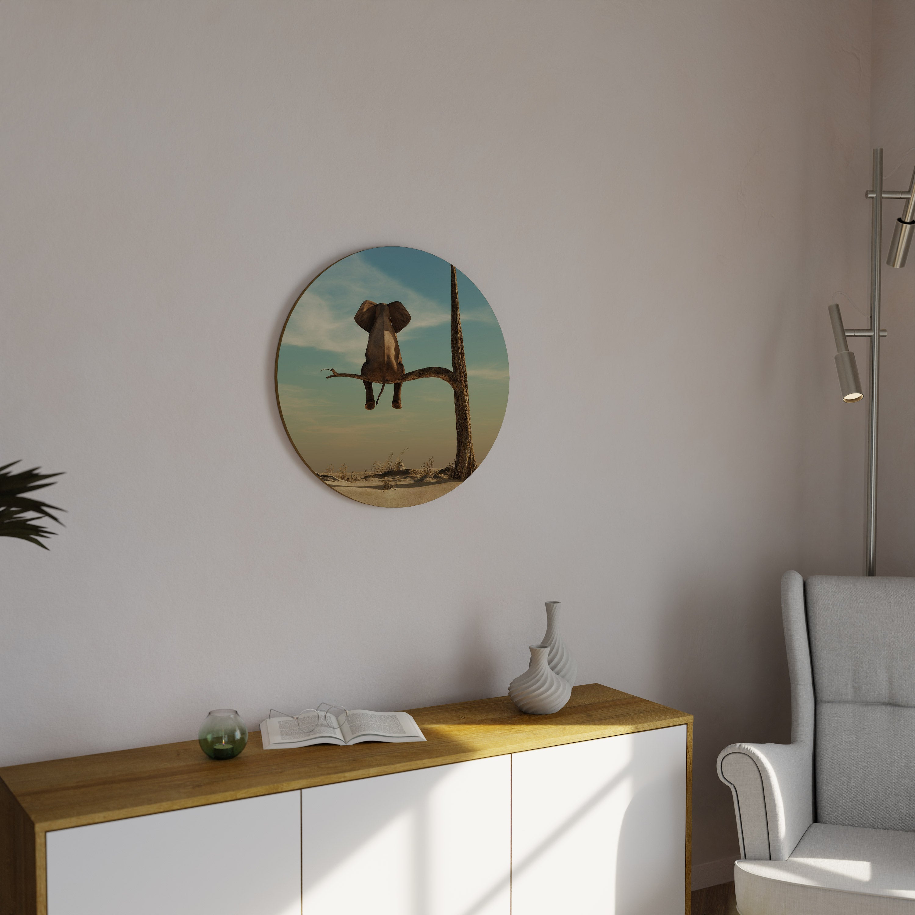 DARE TO DREAM Runde Wandkunst