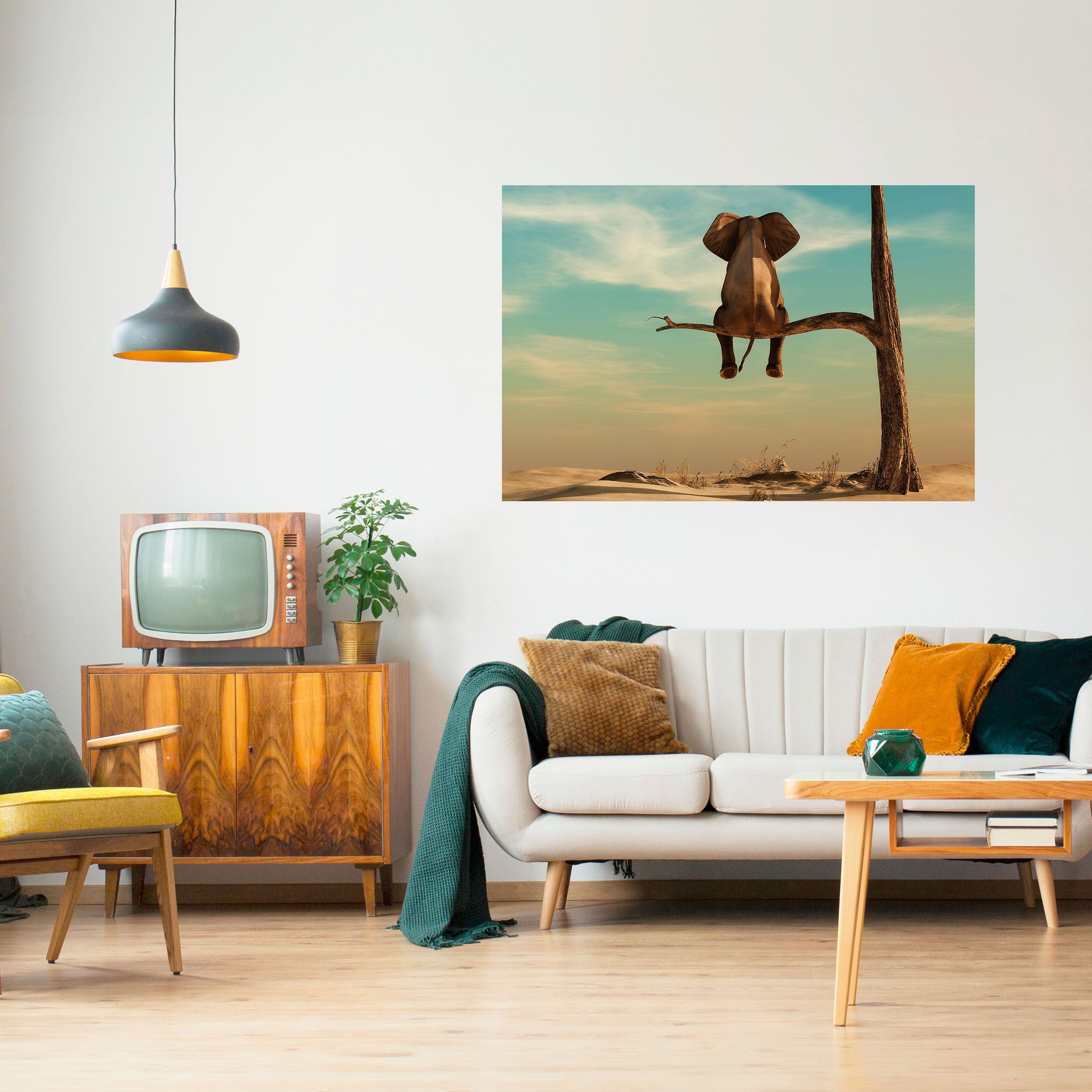 DARE TO DREAM Horizontales Poster zum Abziehen und Aufkleben