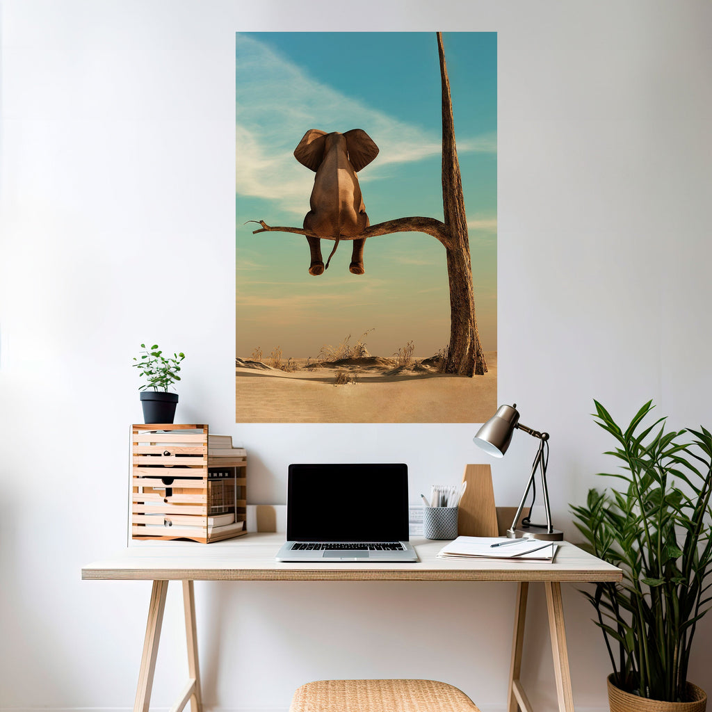 DARE TO DREAM Vertikales Poster zum Abziehen und Aufkleben