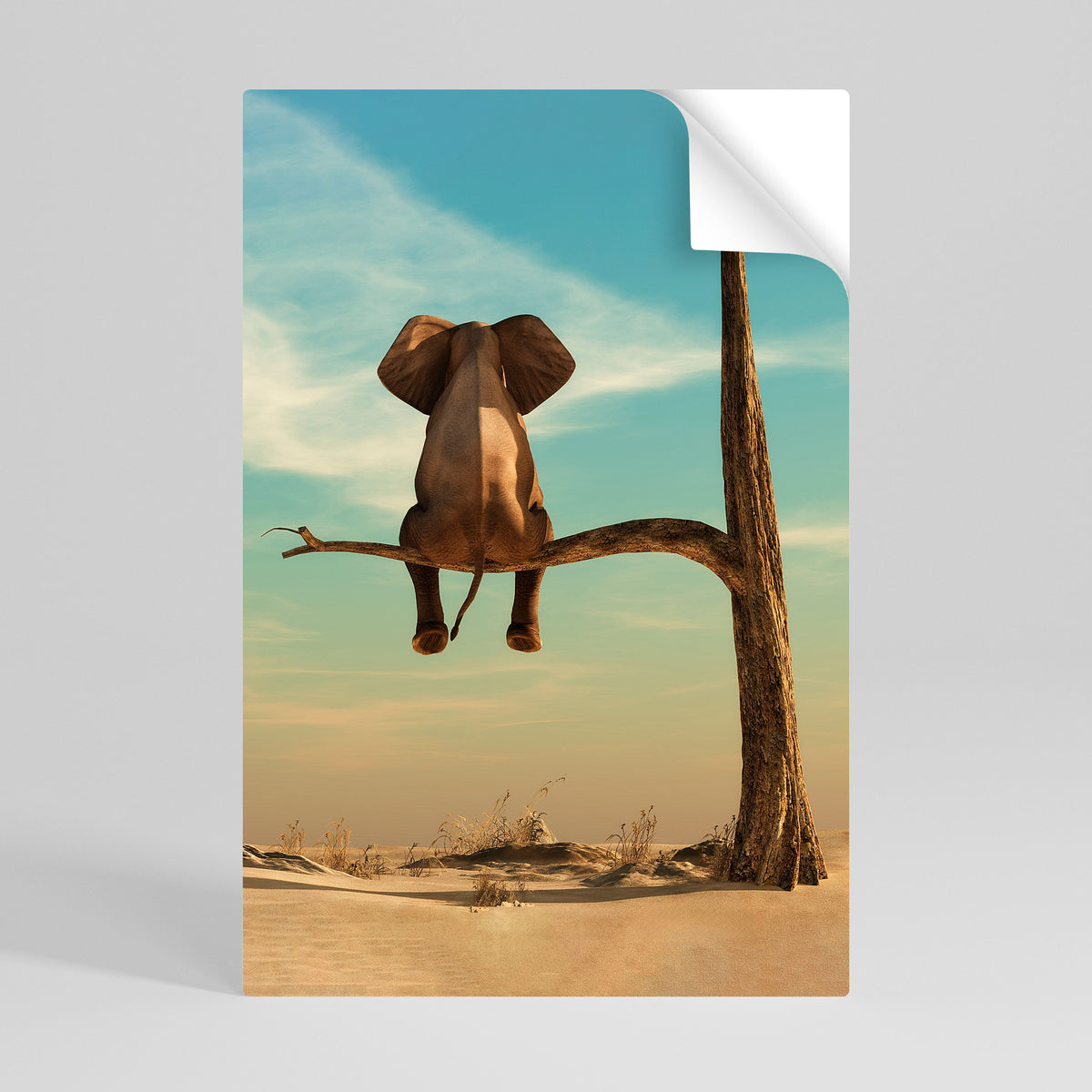 DARE TO DREAM Selbstklebendes Poster - Hochformat