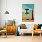 DARE TO DREAM Selbstklebendes Poster - Hochformat