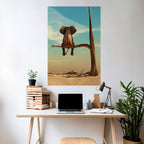 DARE TO DREAM Selbstklebendes Poster - Hochformat