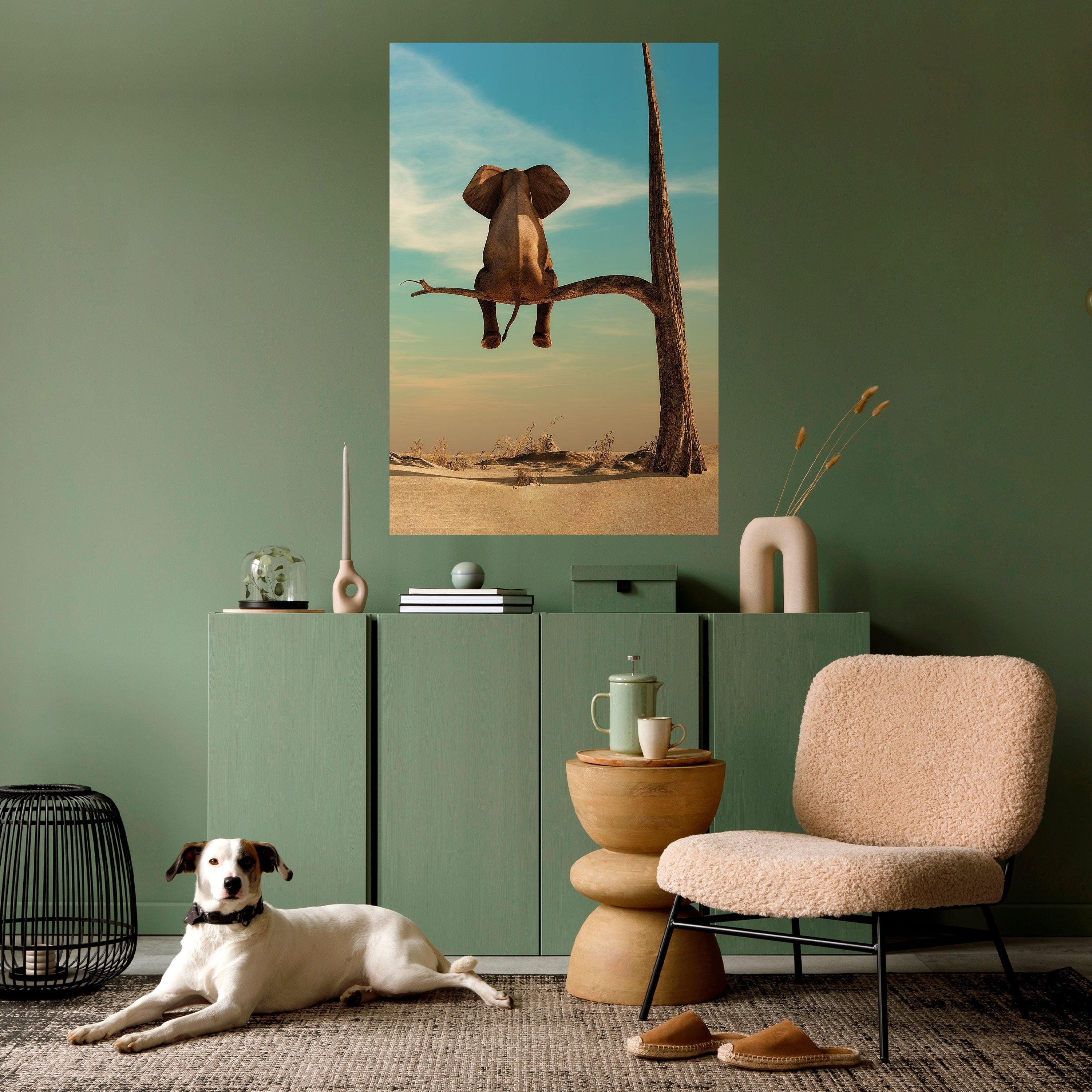 DARE TO DREAM Vertikales Poster zum Abziehen und Aufkleben
