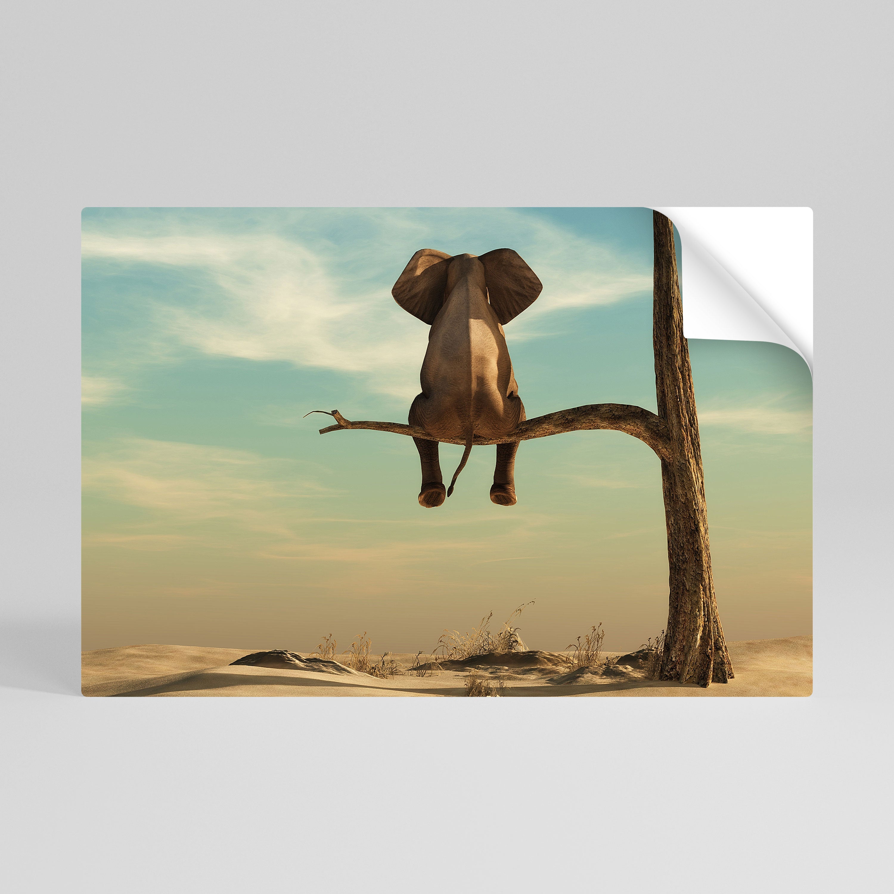 DARE TO DREAM Selbstklebendes Horizontal-Poster