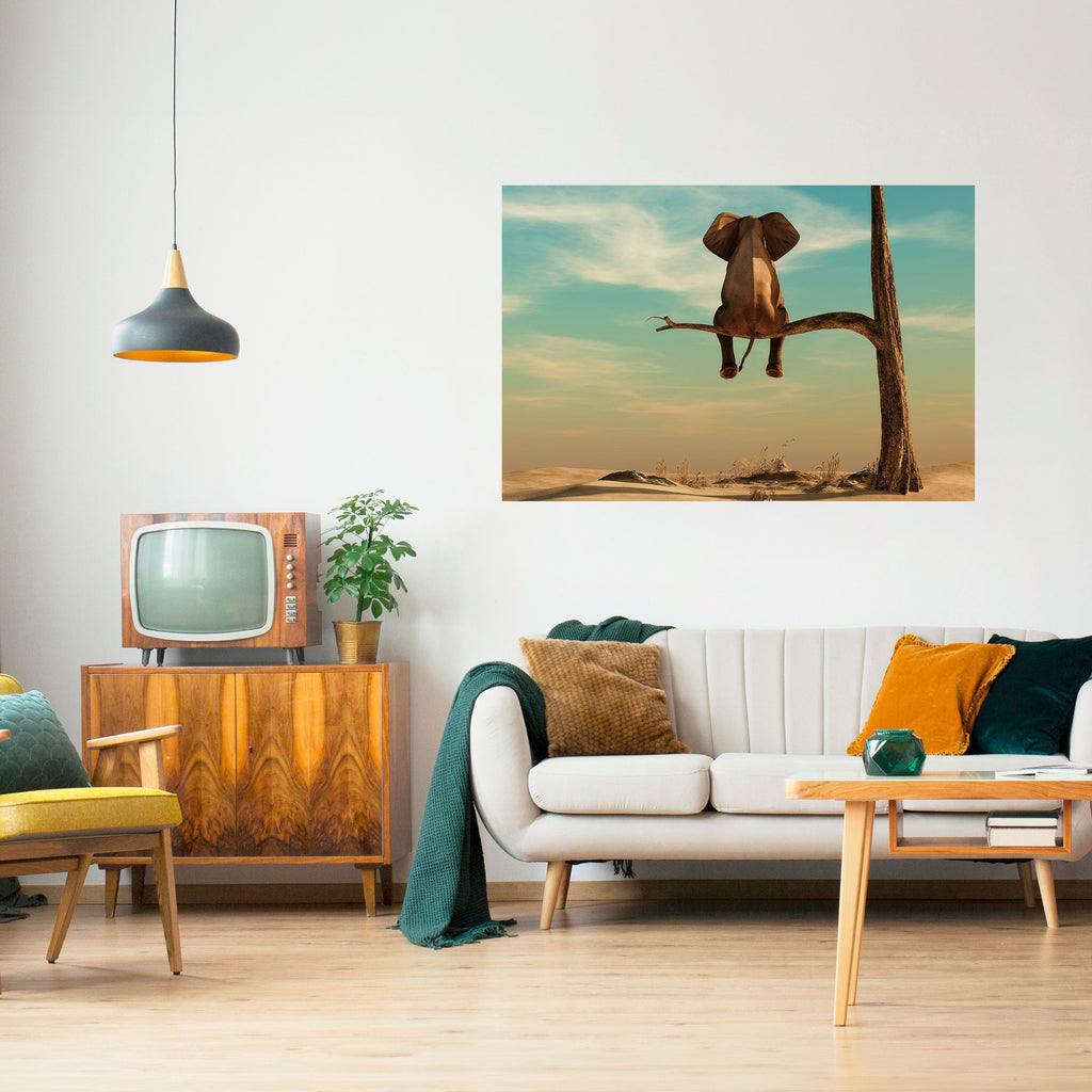 DARE TO DREAM Horizontales Poster zum Abziehen und Aufkleben