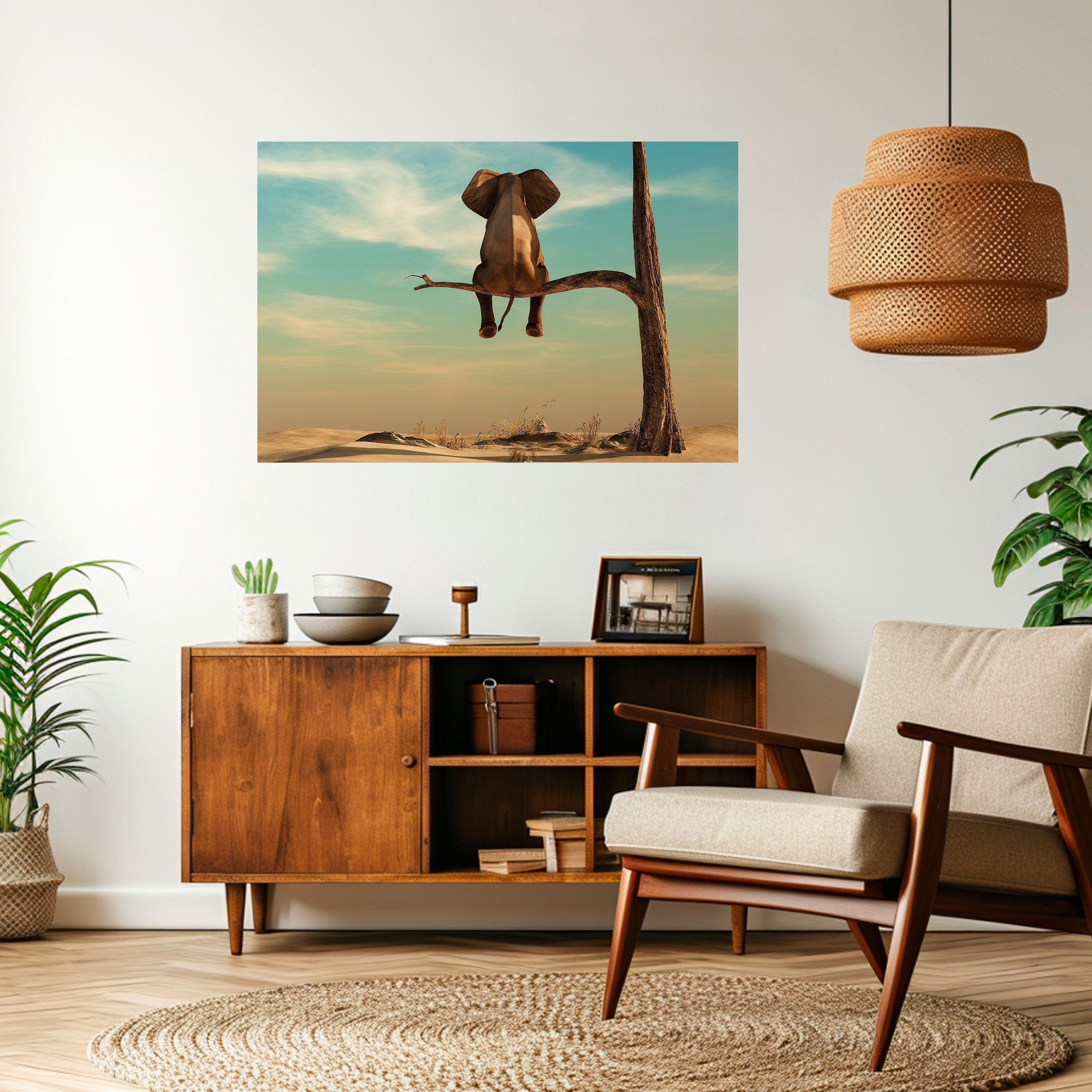 DARE TO DREAM Horizontales Poster zum Abziehen und Aufkleben
