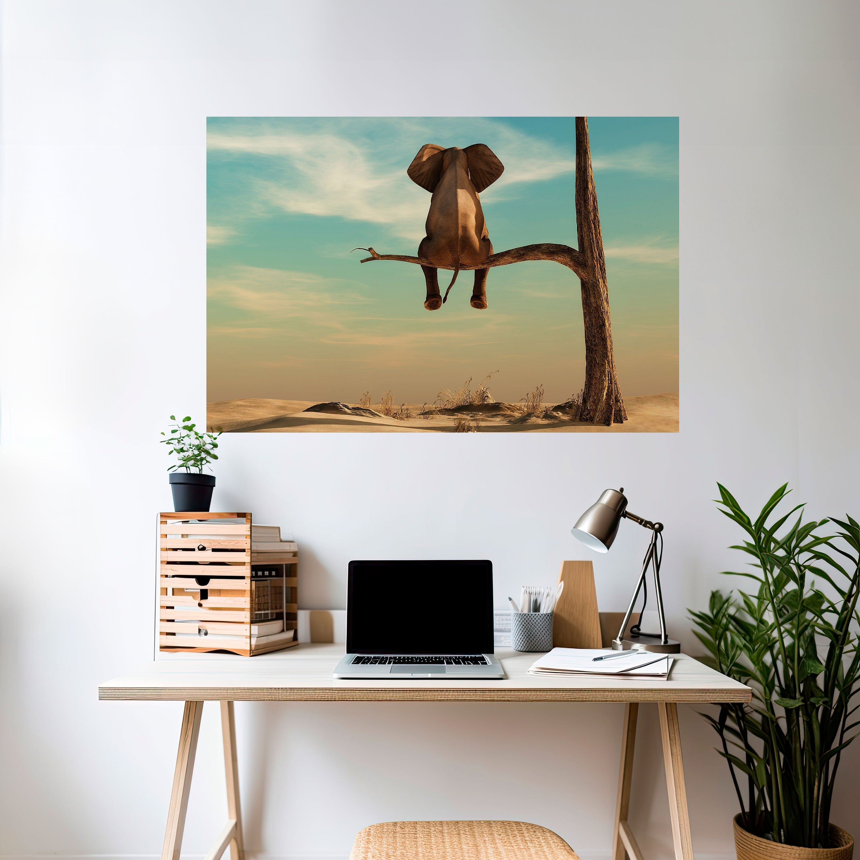 DARE TO DREAM Horizontales Poster zum Abziehen und Aufkleben