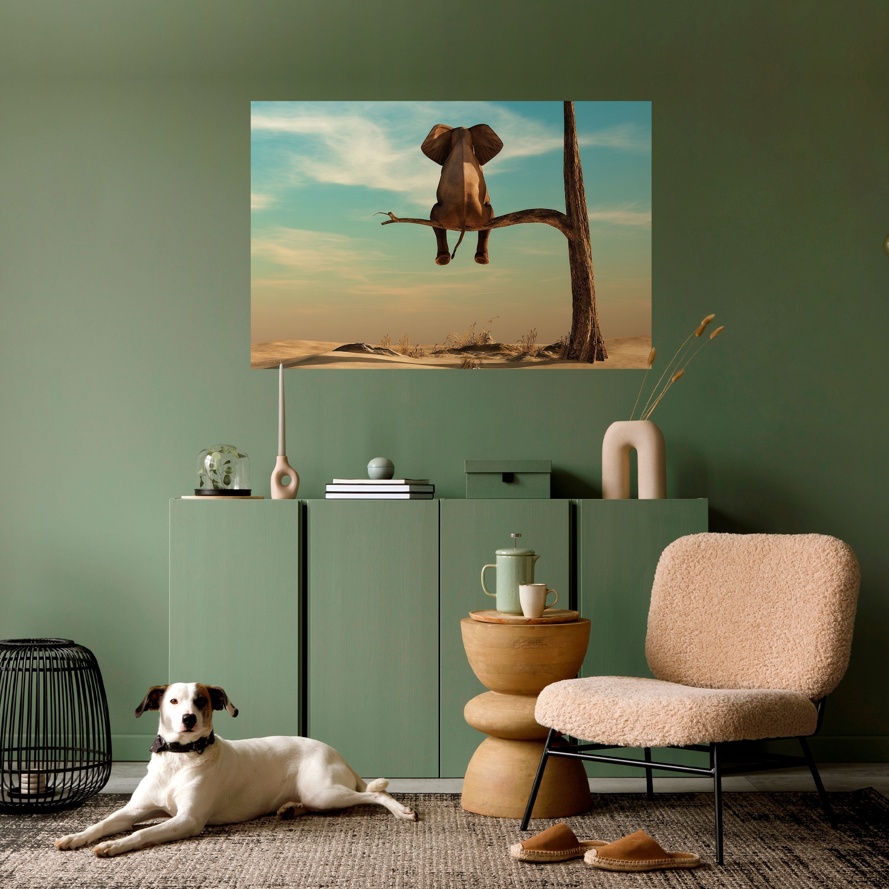 DARE TO DREAM Horizontales Poster zum Abziehen und Aufkleben