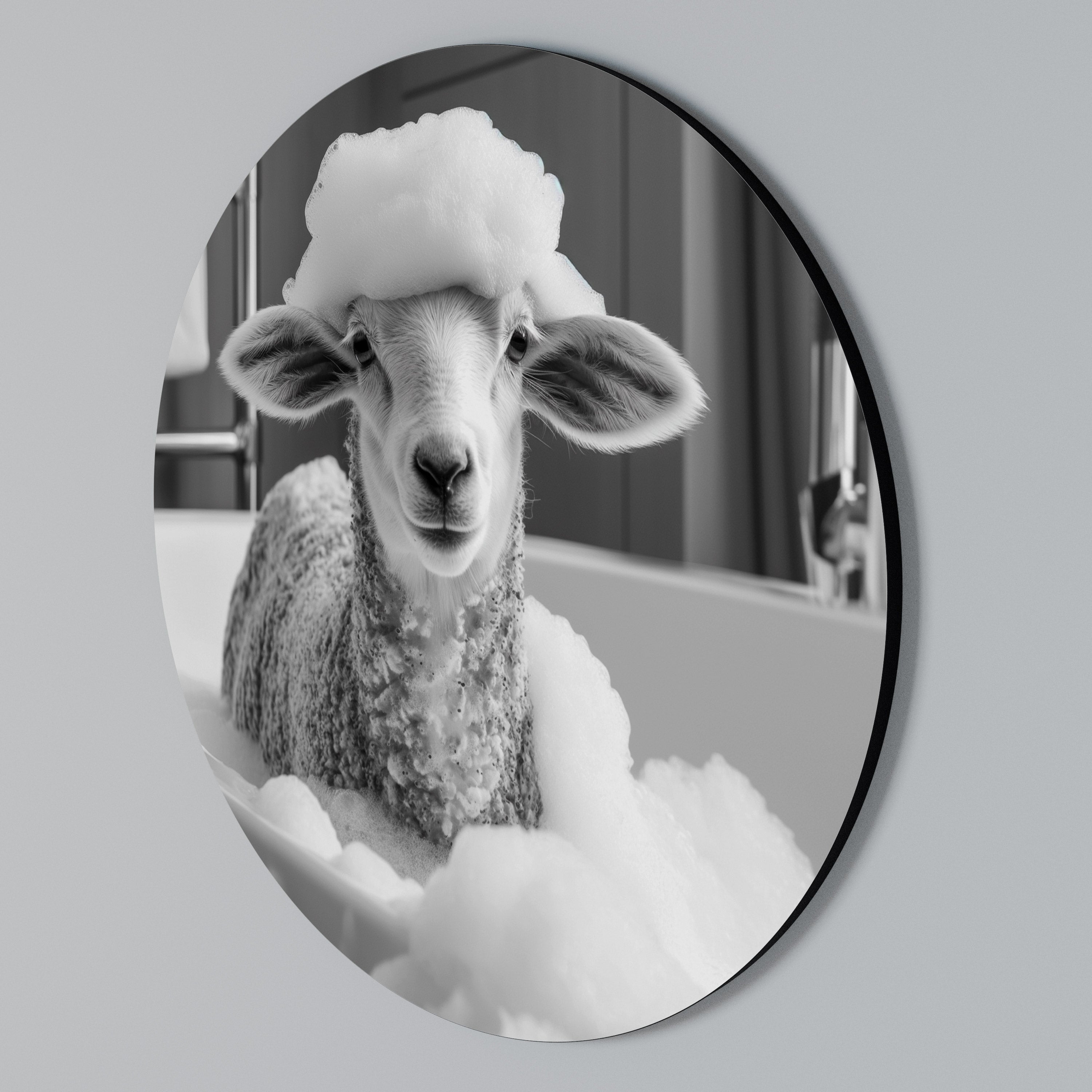 BUBBLE BATH BAA Rundes Wandbild