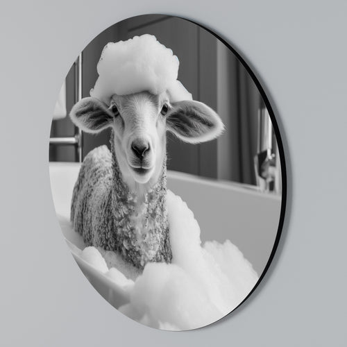 BUBBLE BATH BAA Round Wall Art