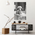 BUBBLE BATH BAA Selbstklebendes Poster - Hochformat