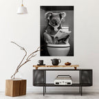 TOILET TIME TALES Selbstklebendes Poster - Hochformat