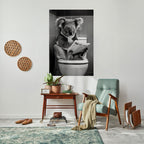 TOILET TIME TALES Selbstklebendes Poster - Hochformat