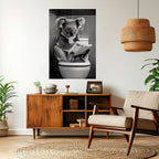 TOILET TIME TALES Selbstklebendes Poster - Hochformat