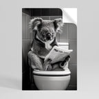 TOILET TIME TALES Selbstklebendes Poster - Hochformat