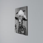 SOAPY GOAT GIGGLES Vertical Canvas Print