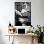 DUCKTAILS AND TIDBITS Peel and Stick Vertical Poster