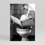 DUCKTAILS AND TIDBITS Peel and Stick Vertical Poster