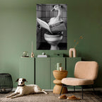 DUCKTAILS AND TIDBITS Peel and Stick Vertical Poster