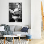 DUCKTAILS AND TIDBITS Peel and Stick Vertical Poster