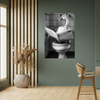 DUCKTAILS AND TIDBITS Peel and Stick Vertical Poster