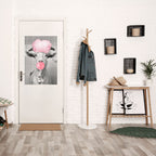 BUBBLEGUM BOVINE BLISS Selbstklebendes Poster - Hochformat