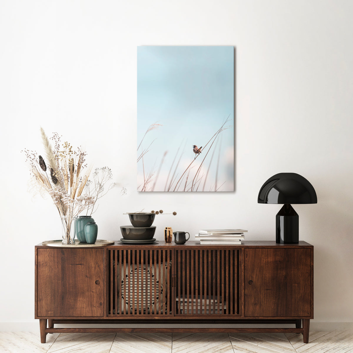 NATURE'S CHORUS Vertical Canvas Print
