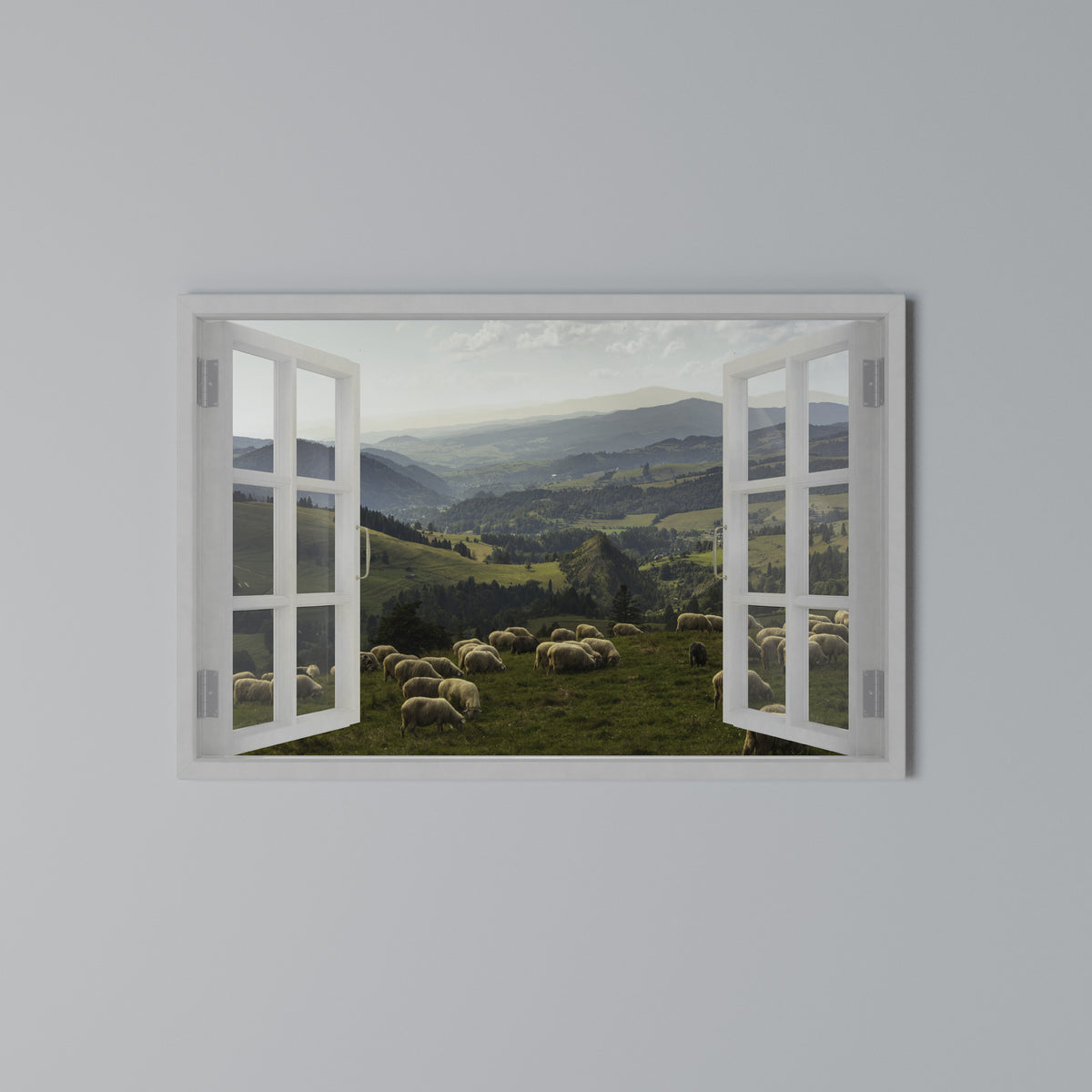 WILD PASTURES VIEW Horizontal Canvas Print