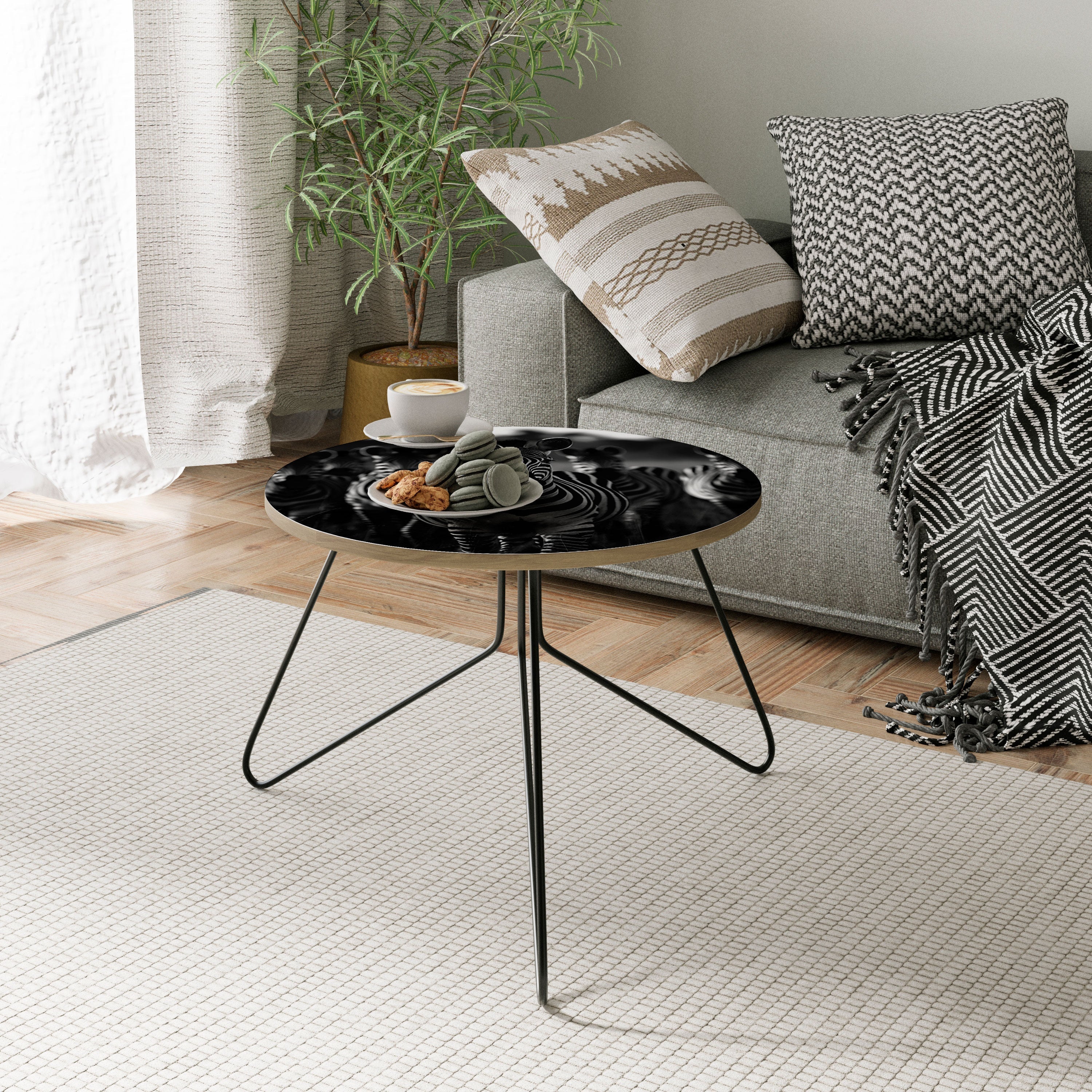STRIPED SYMPHONY SAGA Couchtisch 60