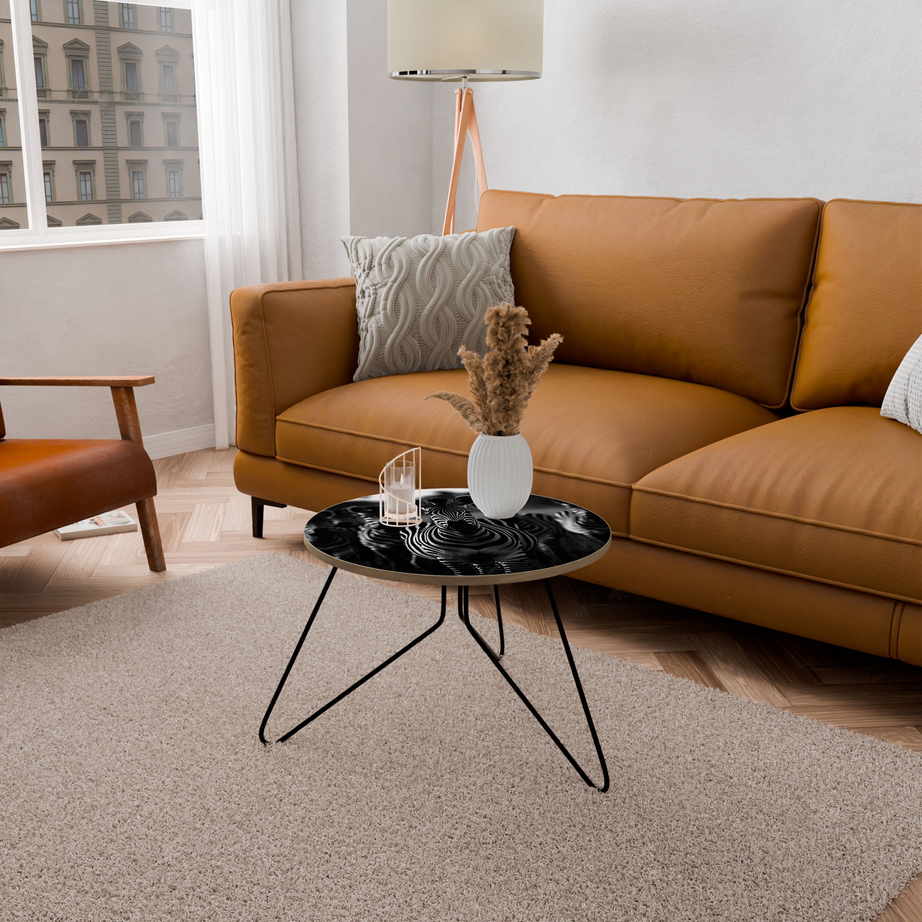 STRIPED SYMPHONY SAGA Couchtisch 60