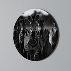 STRIPED SYMPHONY SAGA Runde Wanddekoration Ø 69 cm