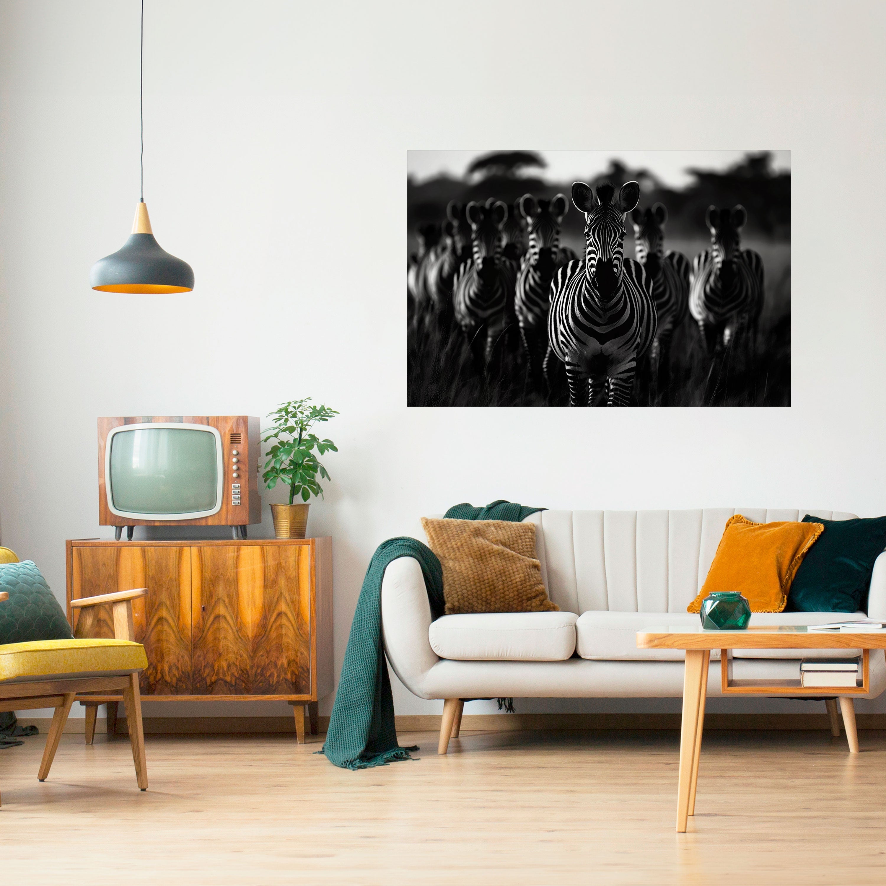 STRIPED SYMPHONY SAGA Horizontales Poster zum Abziehen und Aufkleben