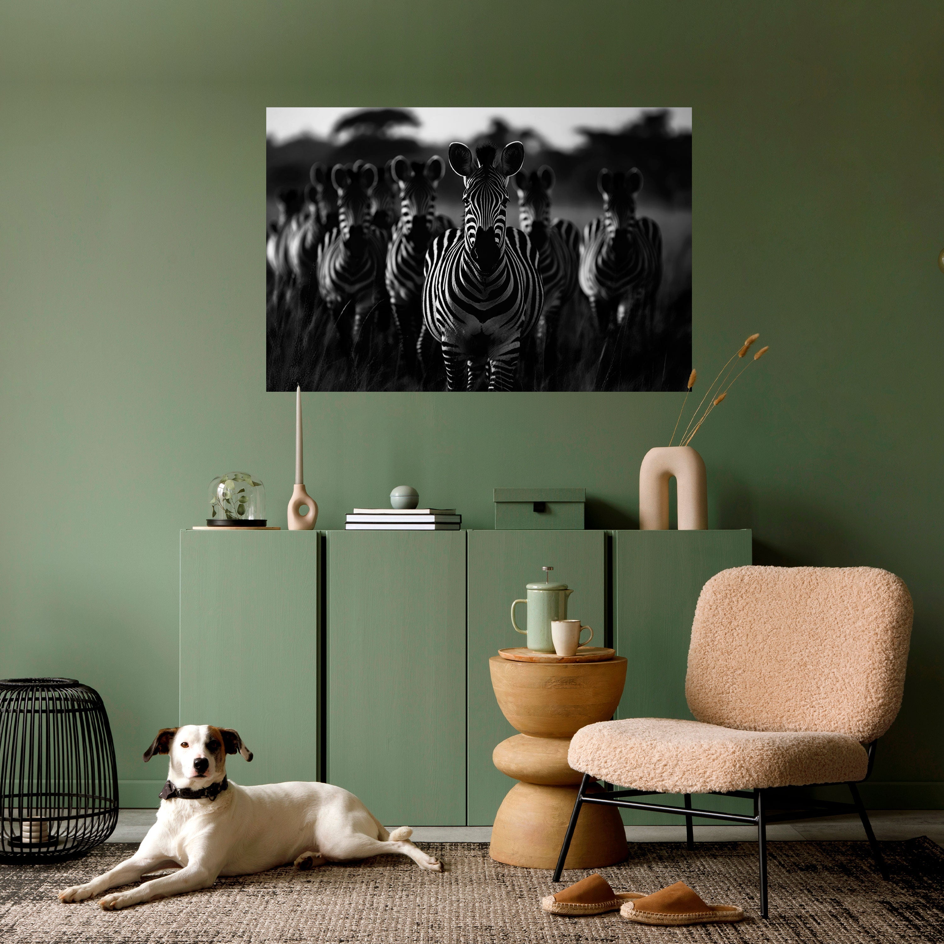 STRIPED SYMPHONY SAGA Horizontales Poster zum Abziehen und Aufkleben
