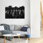 STRIPED SYMPHONY SAGA Peel and Stick Horizontal Poster