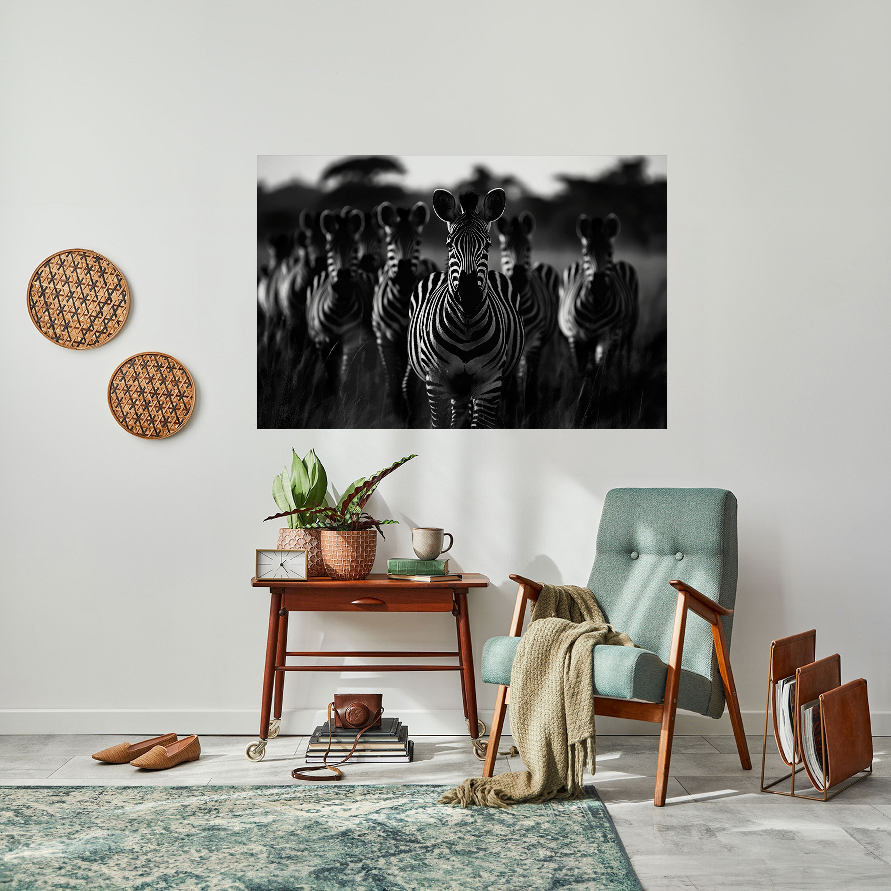 STRIPED SYMPHONY SAGA Horizontales Poster zum Abziehen und Aufkleben