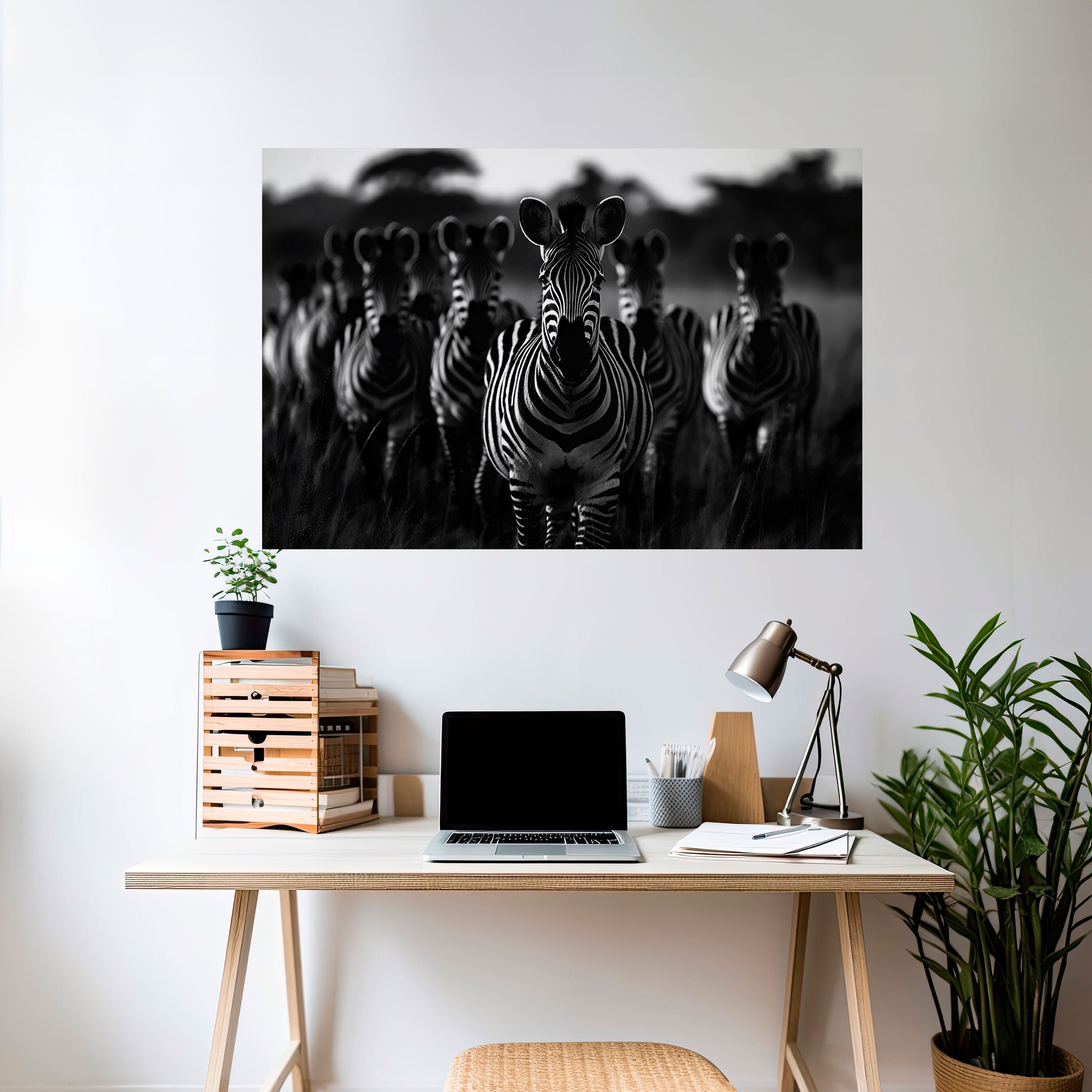 STRIPED SYMPHONY SAGA Horizontales Poster zum Abziehen und Aufkleben