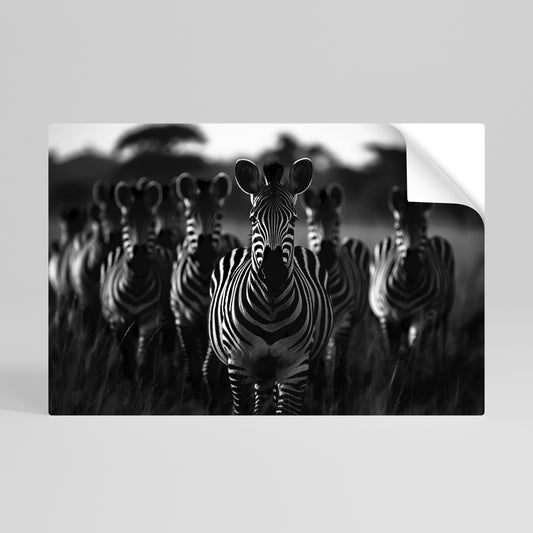 STRIPED SYMPHONY SAGA Selbstklebendes Horizontal-Poster