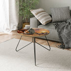 ZEBRA SUNSET SERENADE Couchtisch Ø 60 cm