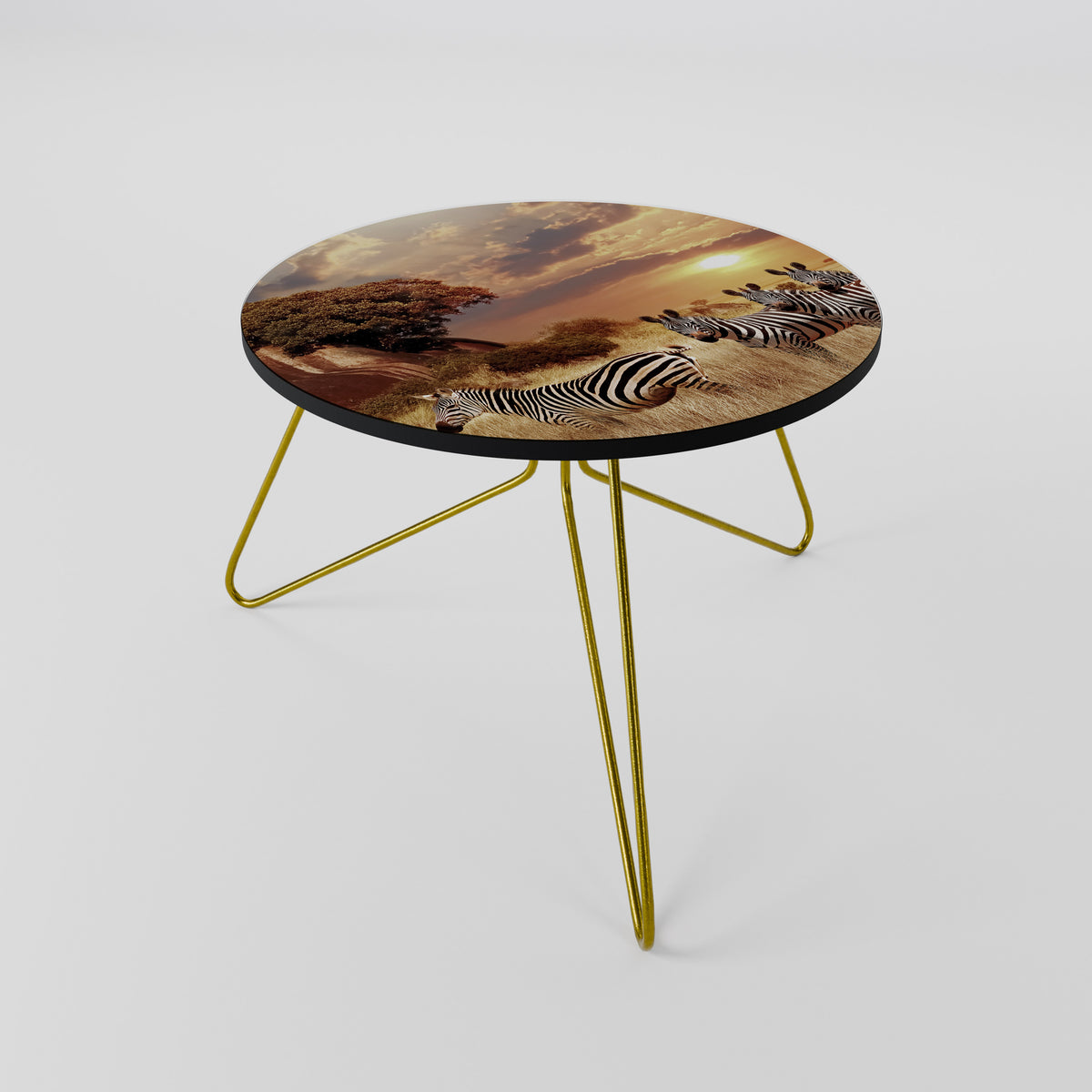 ZEBRA SUNSET SERENADE Couchtisch