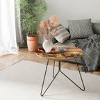 ZEBRA SUNSET SERENADE Couchtisch Ø 69 cm