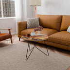 ZEBRA SUNSET SERENADE Couchtisch Ø 69 cm