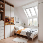 ZEBRA SUNSET SERENADE Selbstklebendes Horizontal-Poster