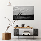 ELEGANT HEIGHTS UNVEILED Selbstklebendes Horizontal-Poster