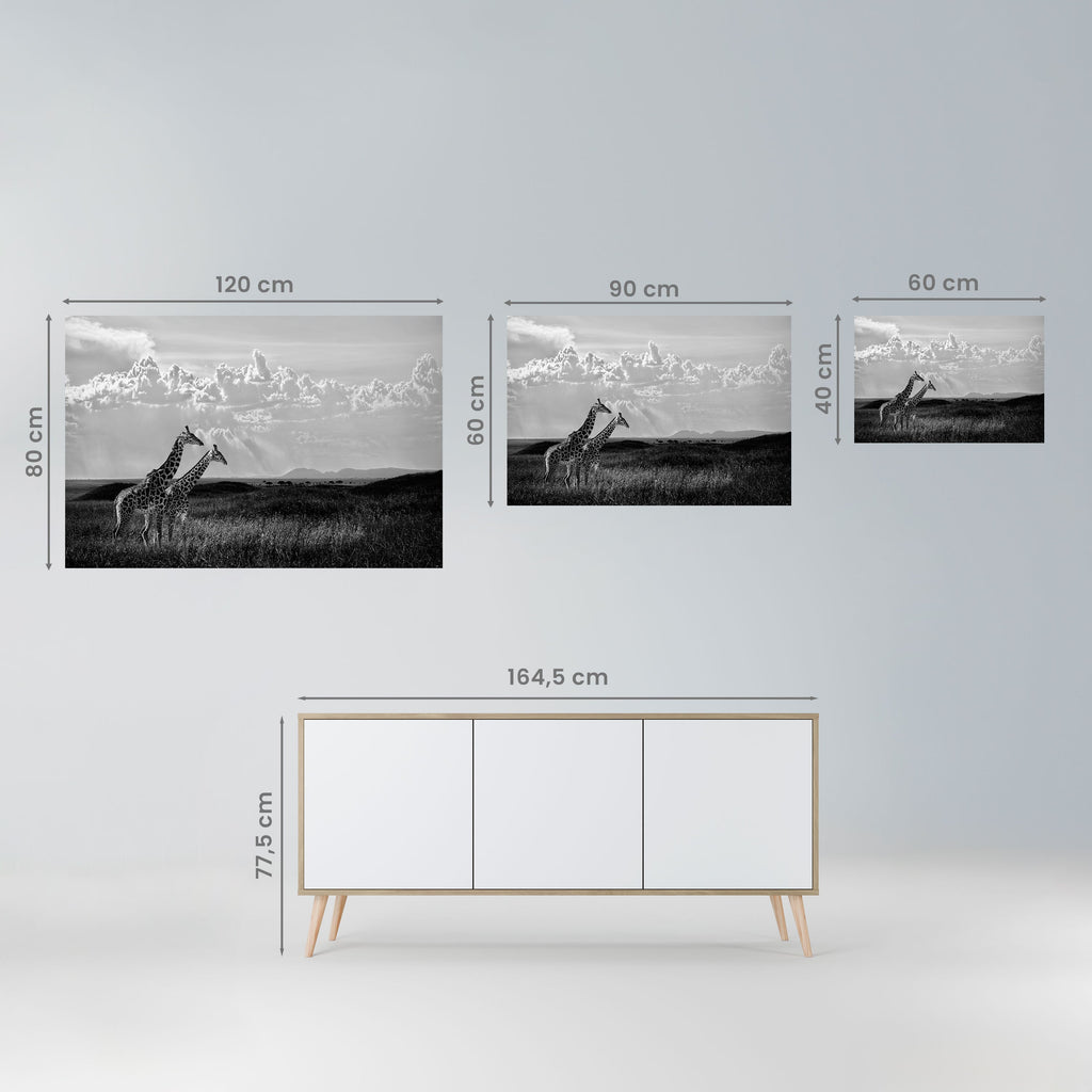 Elegant Heights Unveiled Horizontales Poster zum Abziehen und Aufkleben